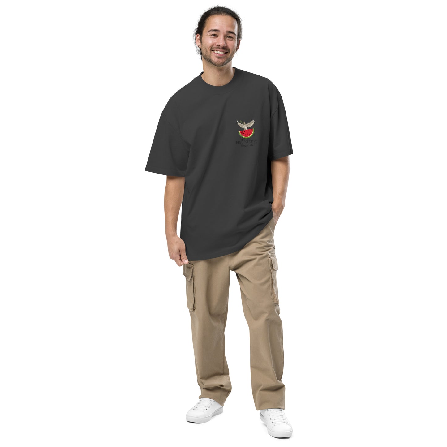 Freedom Tee - Camiseta oversize descolorida