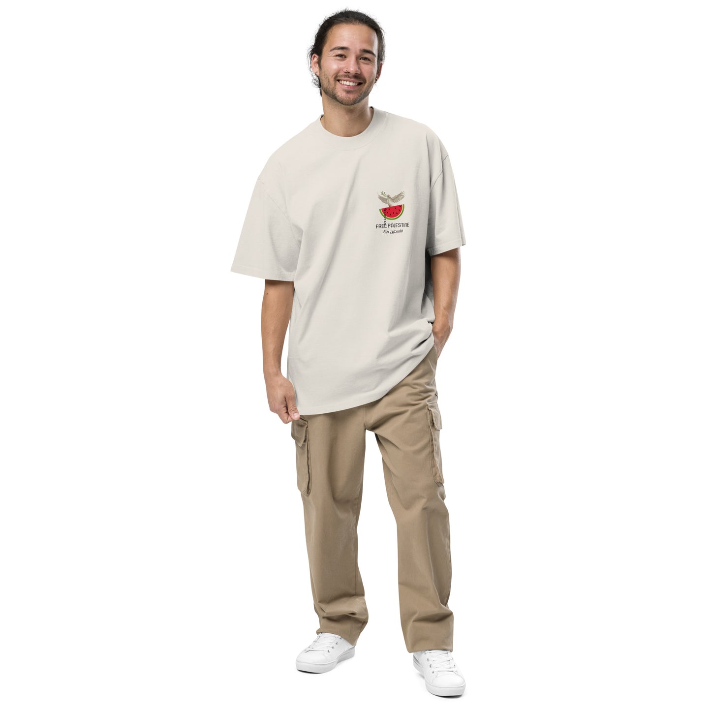 Freedom Tee - Camiseta oversize descolorida