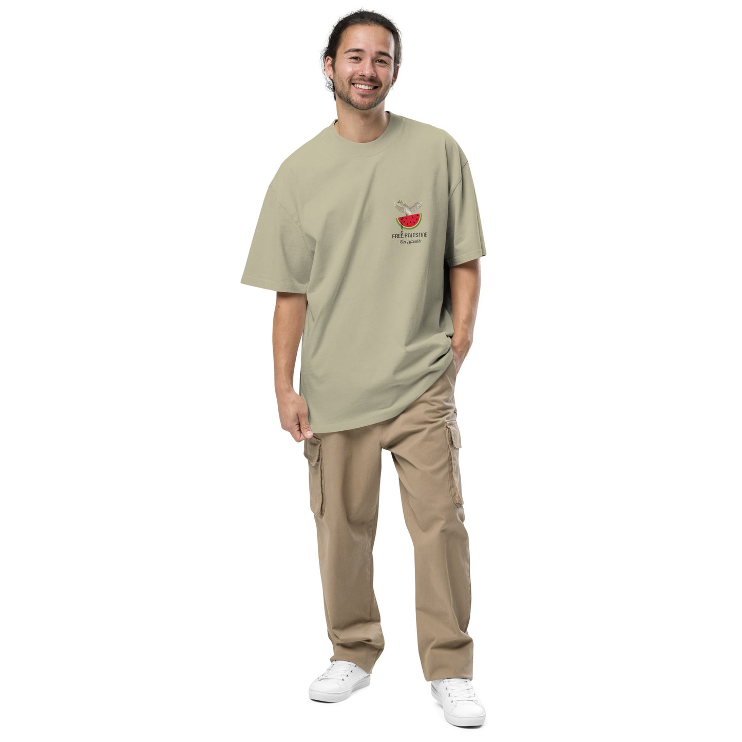 Freedom Tee - Camiseta oversize descolorida