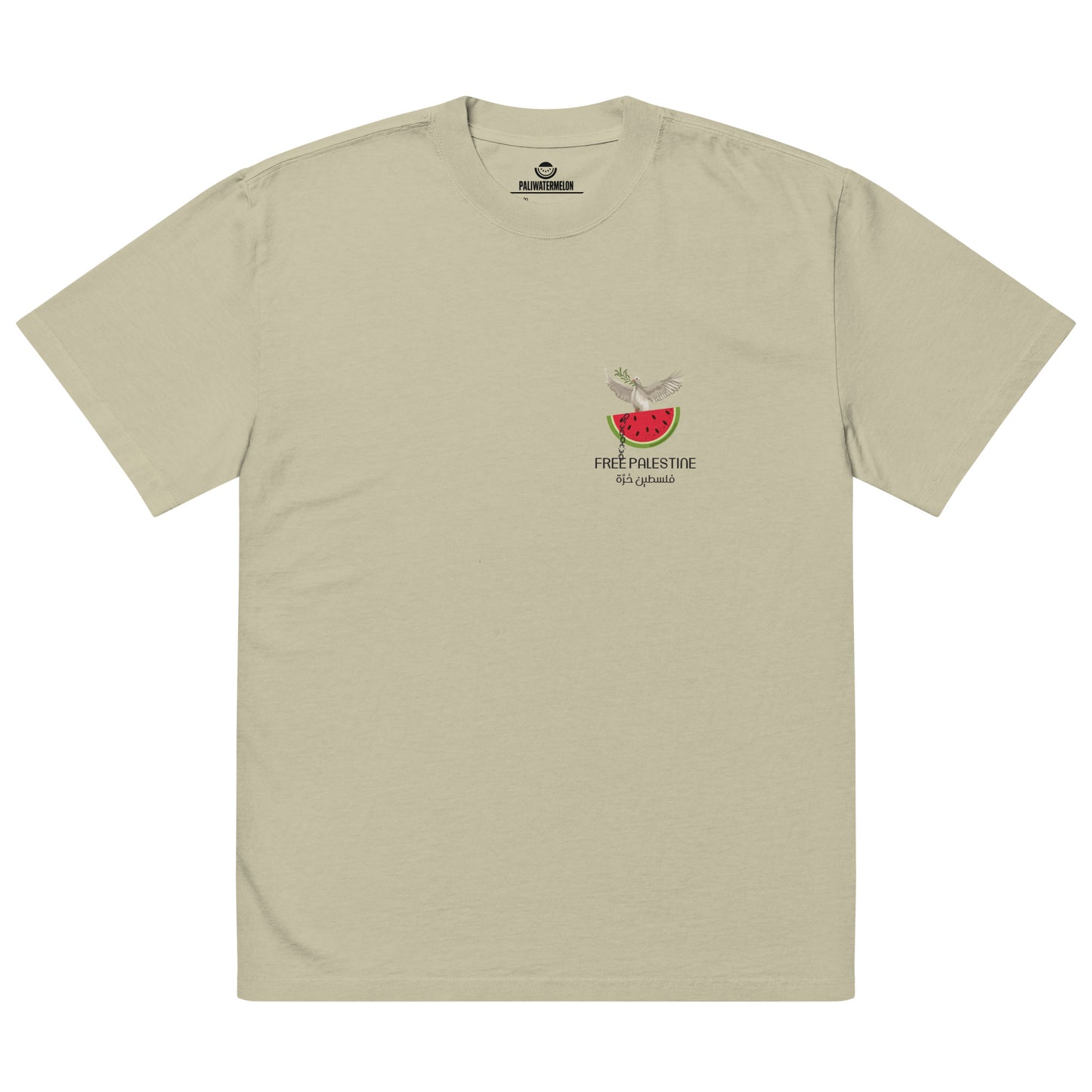 Freedom Tee - Camiseta oversize descolorida