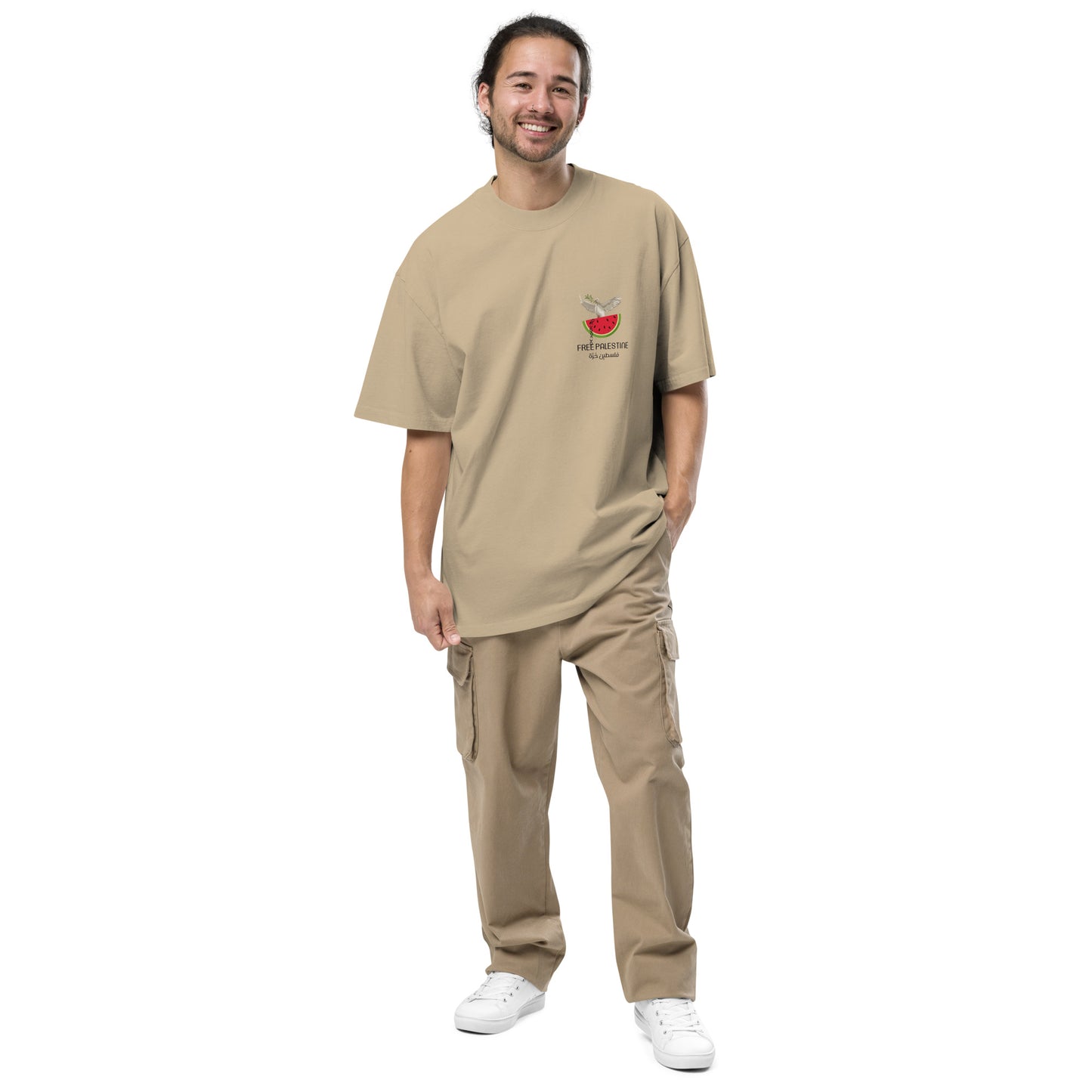 Freedom Tee - Camiseta oversize descolorida