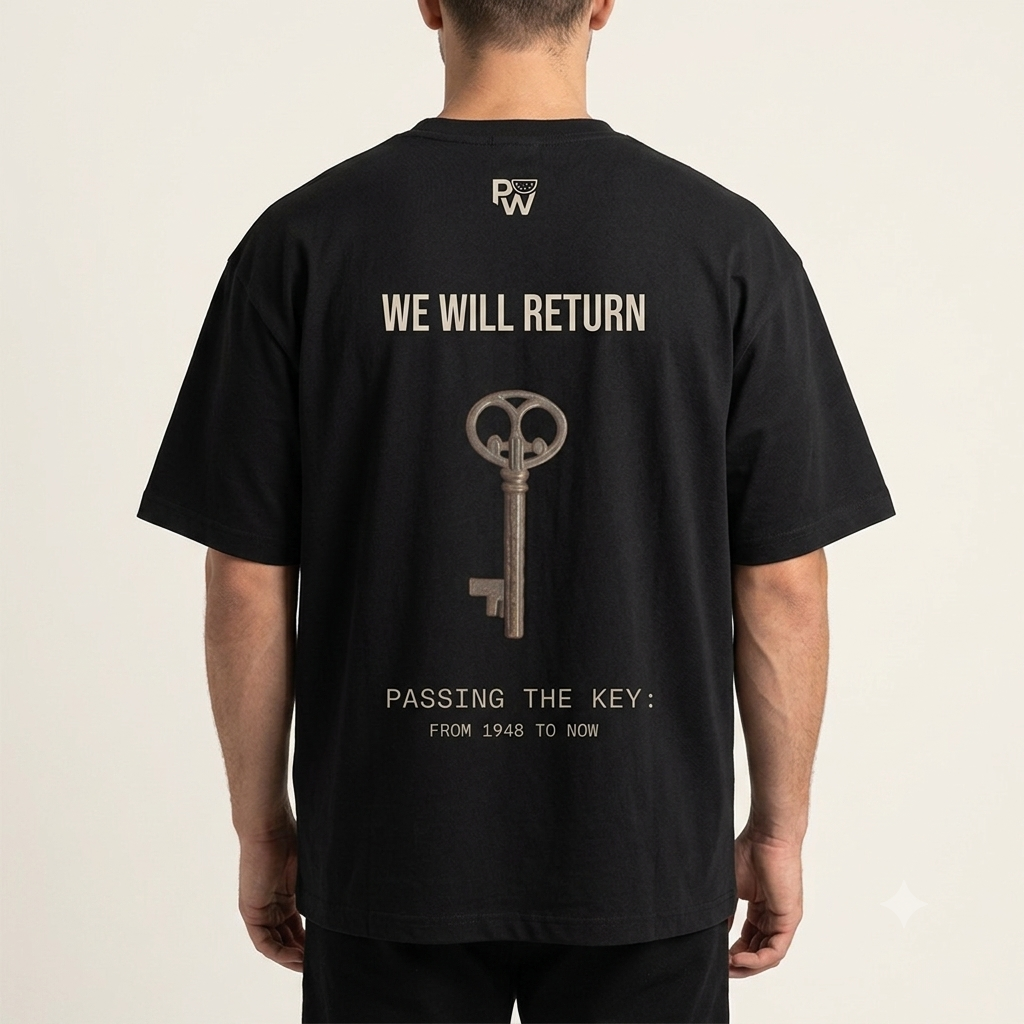 Return Key Oversized Tee - Palestine 1948