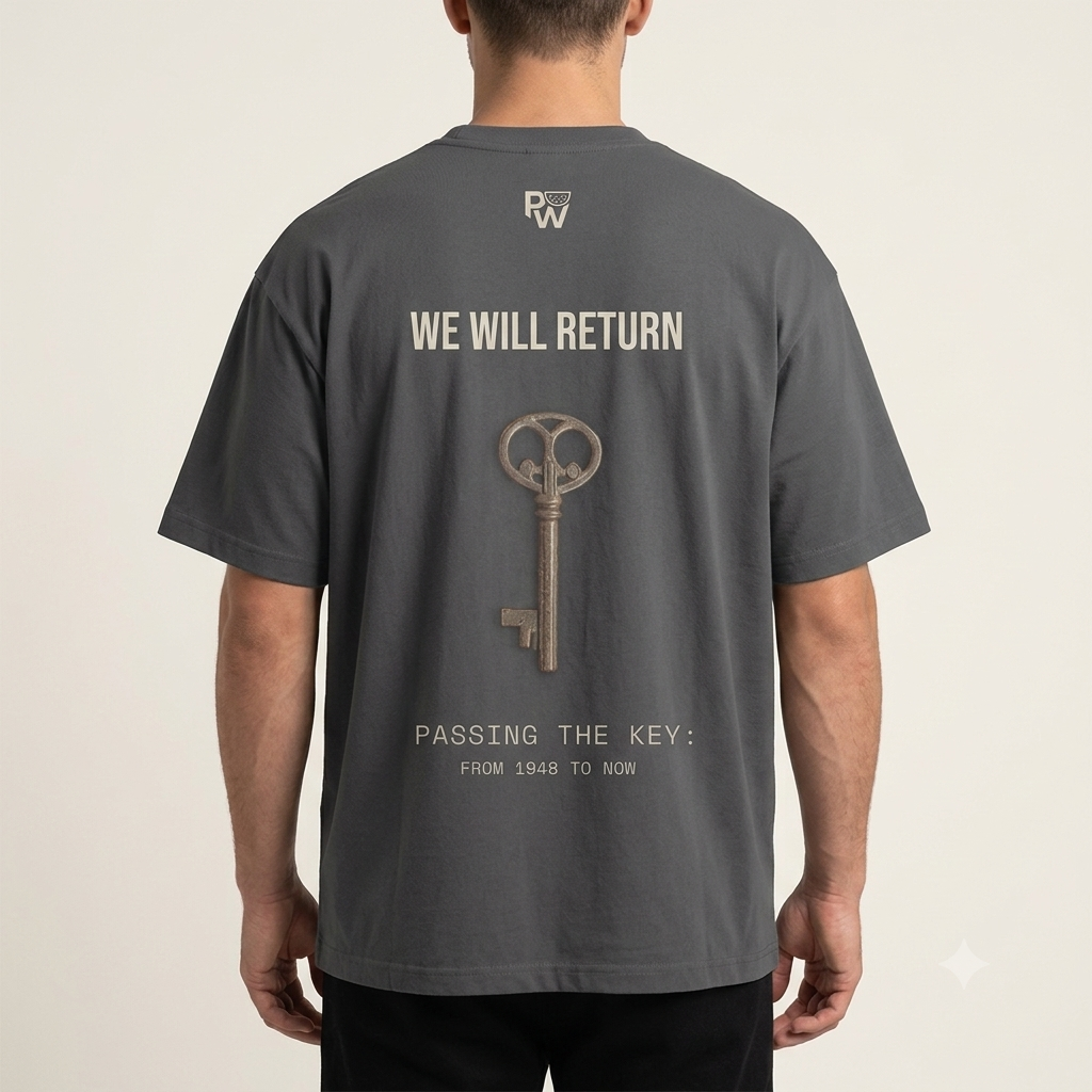 Return Key Oversized Tee - Palestine 1948