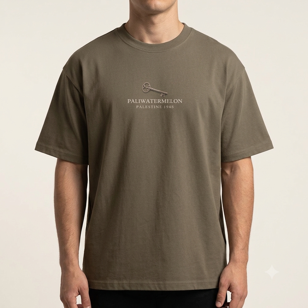 Return Key Oversized Tee - Palestine 1948