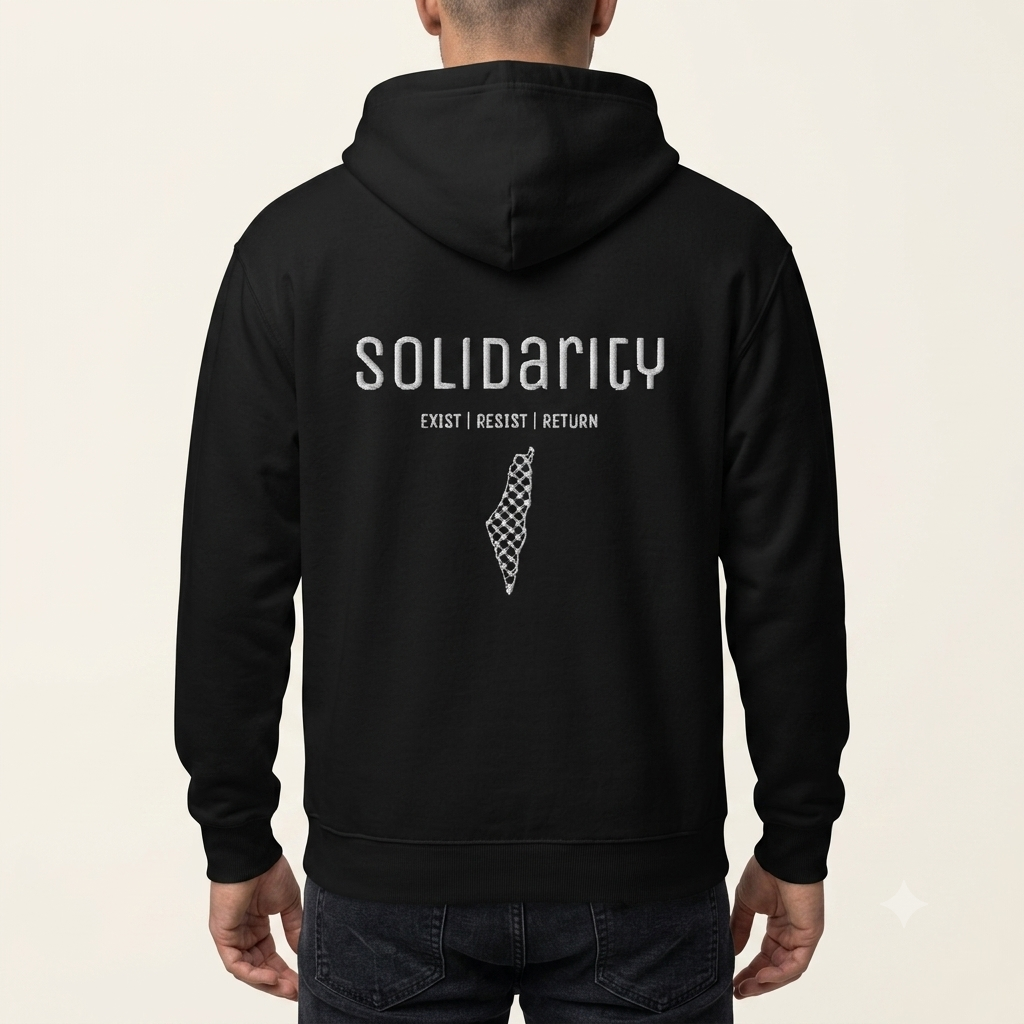 Solidarity Hoodie - Embroidered Series - PaliWatermelon