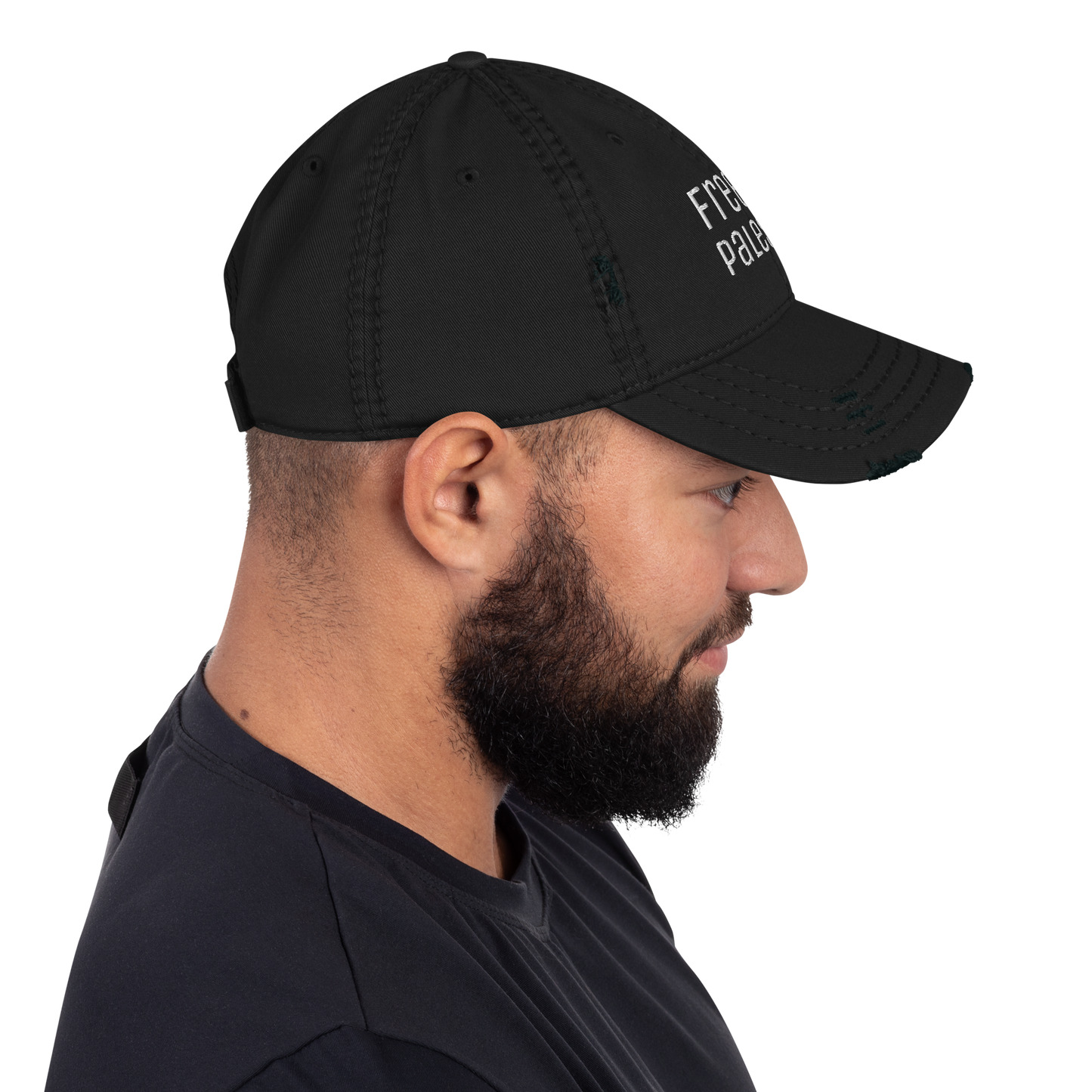 Free Palestine - Distressed Dad Hat