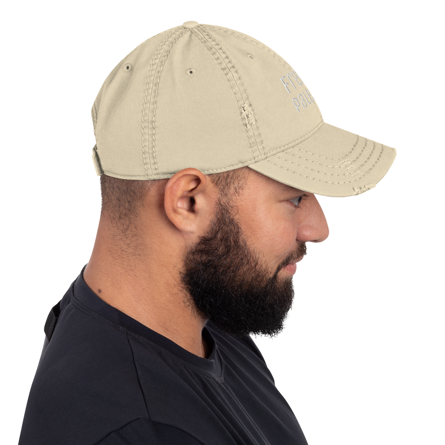 Free Palestine - Distressed Dad Hat