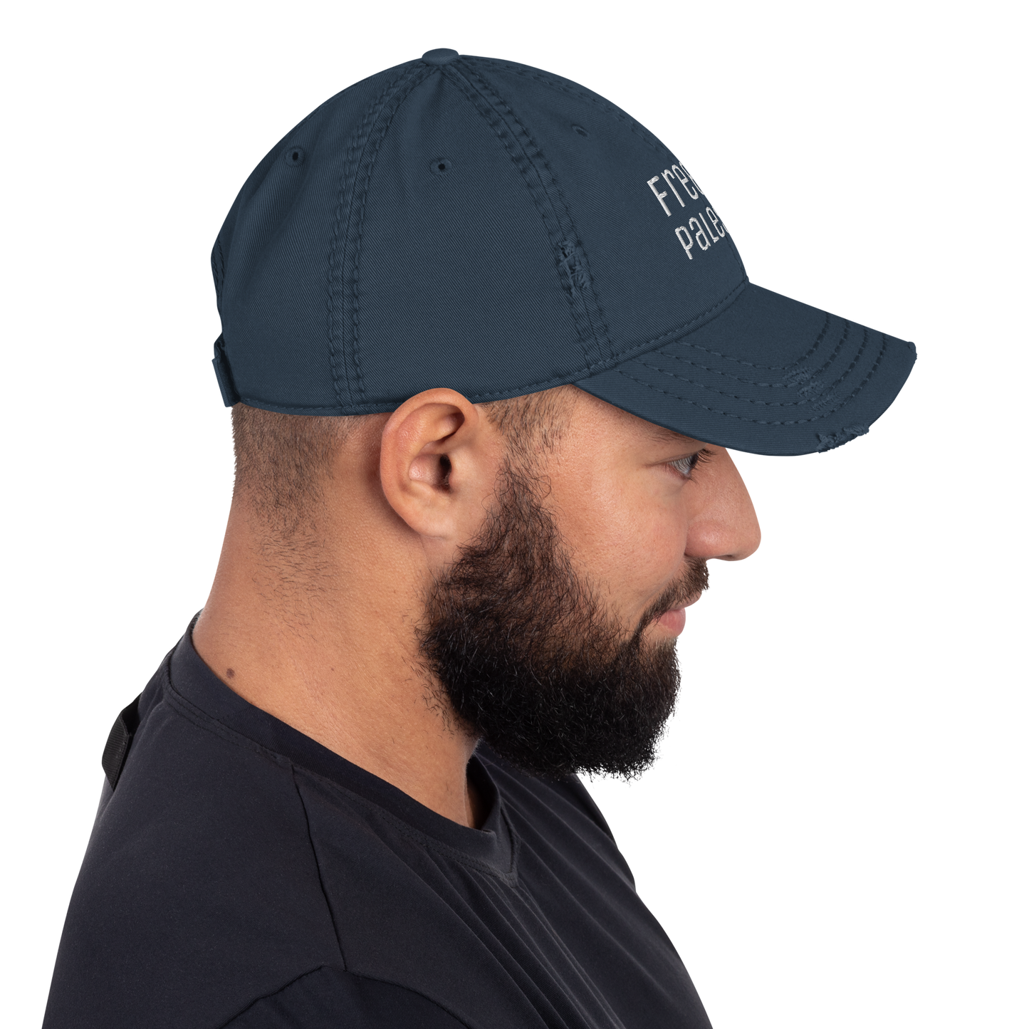 Free Palestine - Distressed Dad Hat