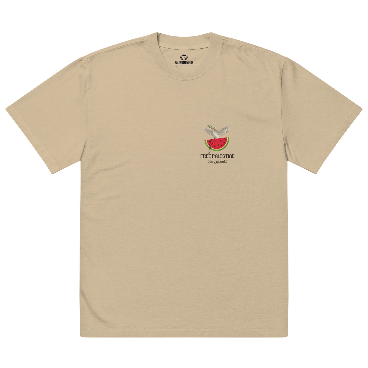 Freedom Tee - Camiseta oversize descolorida